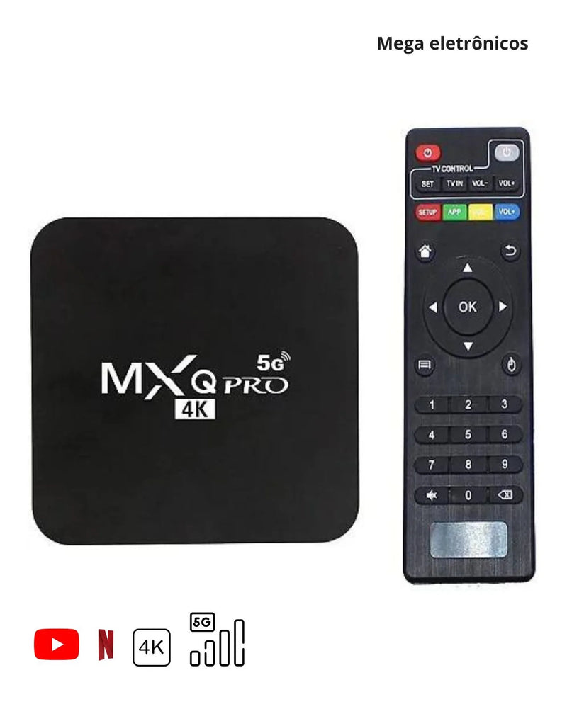 Eletrônicos smart Tv box 512gb 4k Android 11.1 tvbox Wifi 5g Internet Tv Assista filmes e séries com este Conversor Transforme s