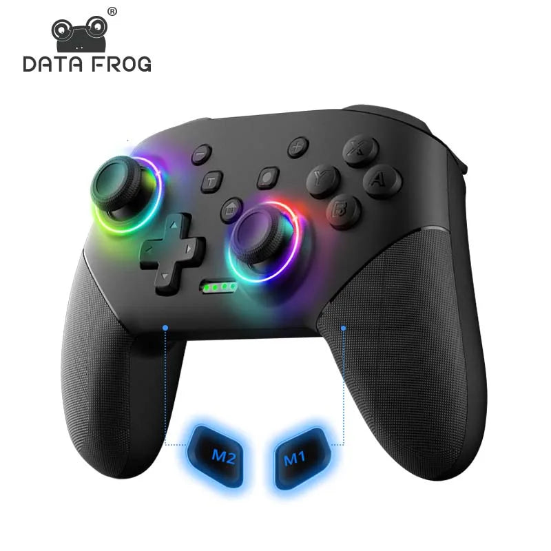 Controle Sem Fio DATA FROG para Nintendo Switch OLED/Lite